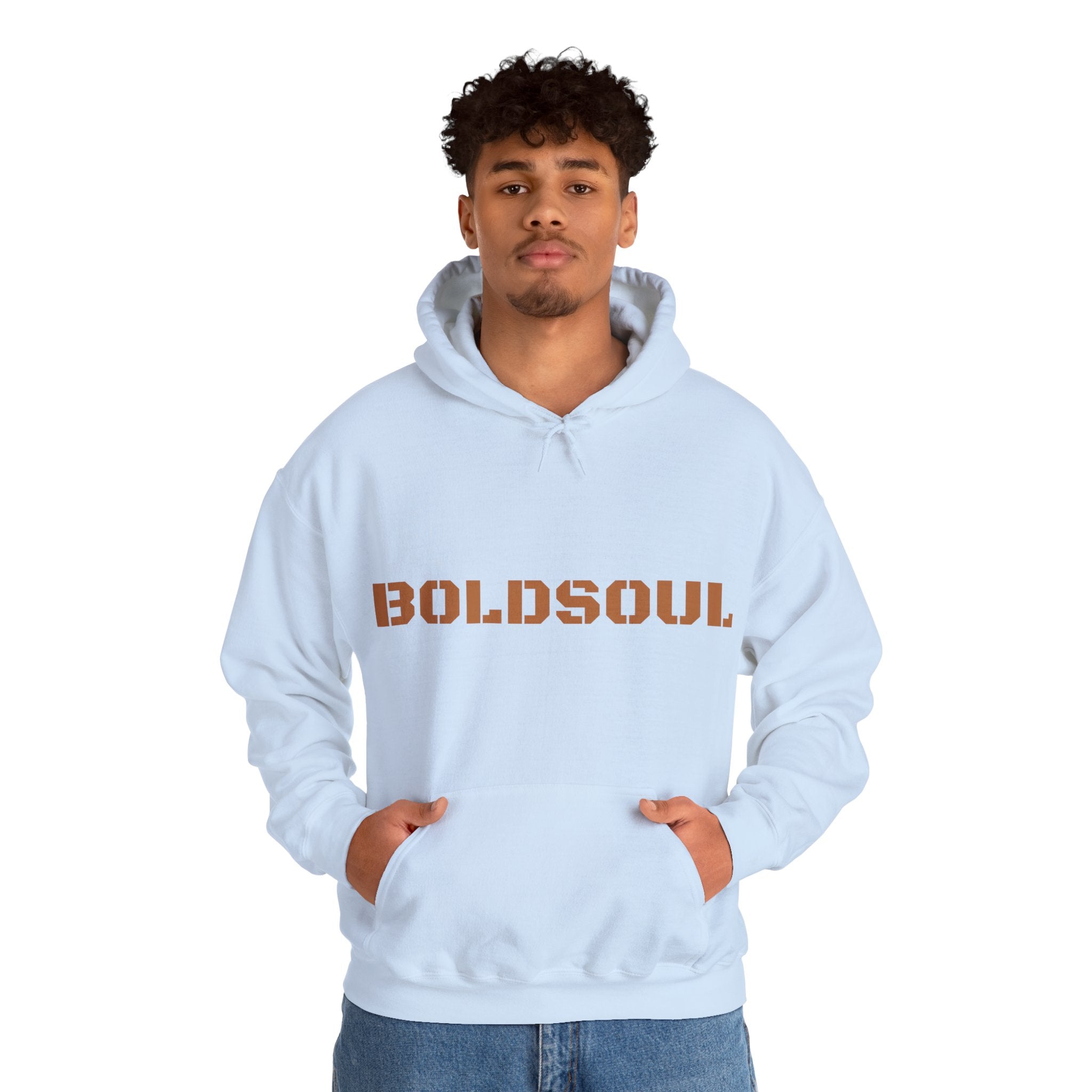 Lion Roar Hoodie — "BOLDSOUL" Graphic Pullover for Courage & Confidence