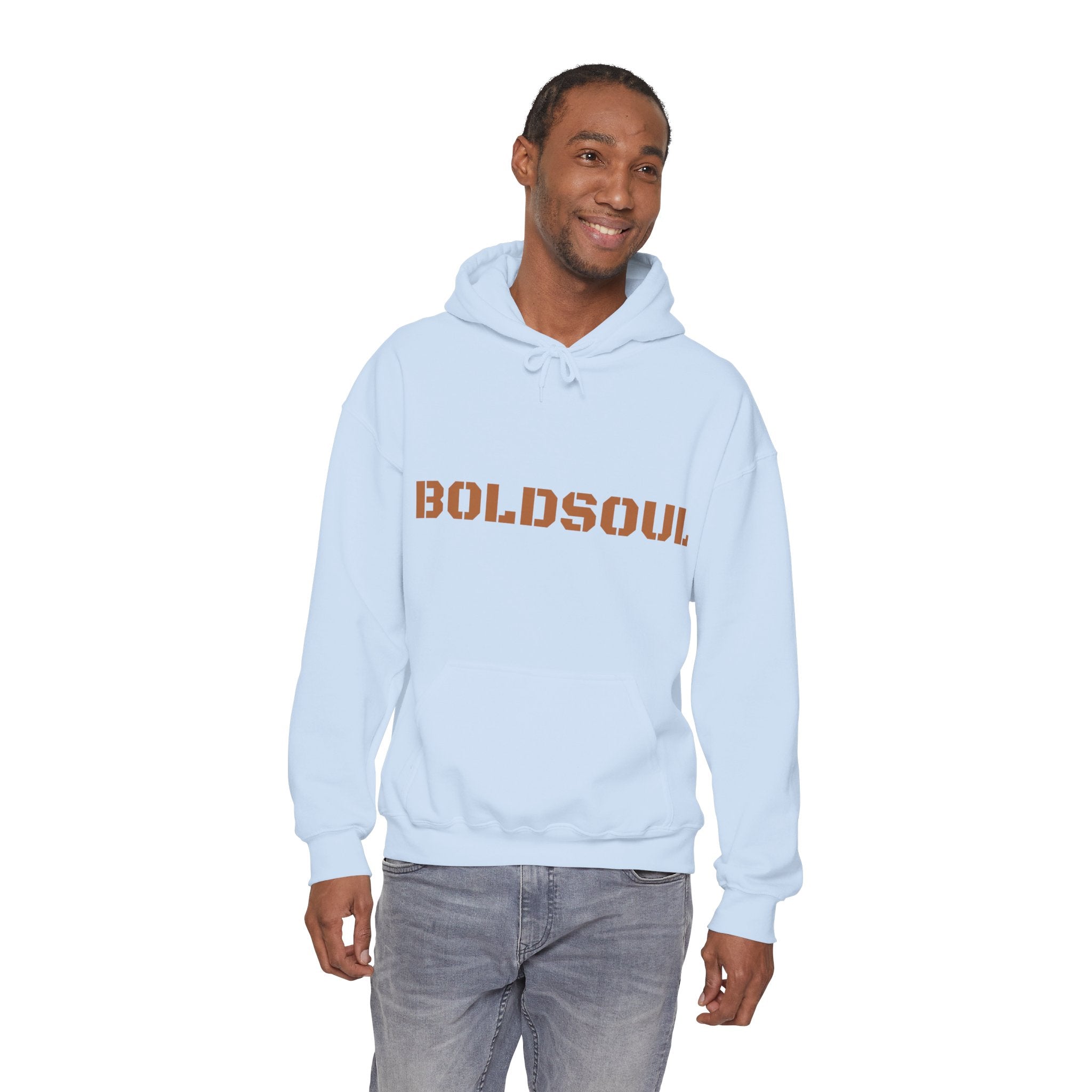 Lion Roar Hoodie — "BOLDSOUL" Graphic Pullover for Courage & Confidence