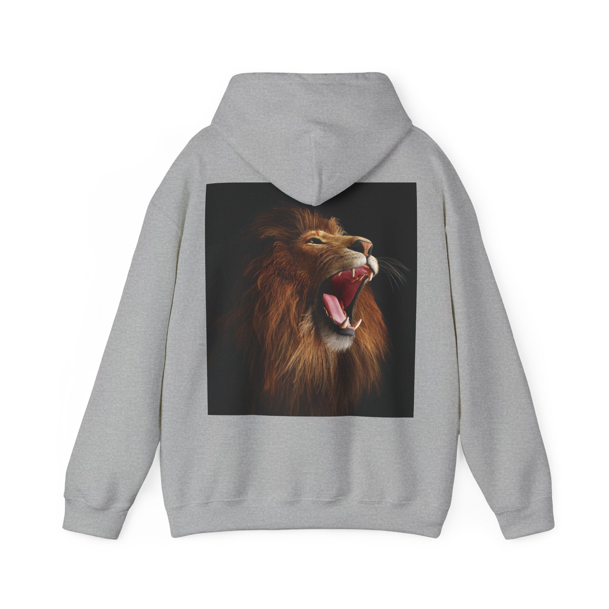 Lion Roar Hoodie — "BOLDSOUL" Graphic Pullover for Courage & Confidence