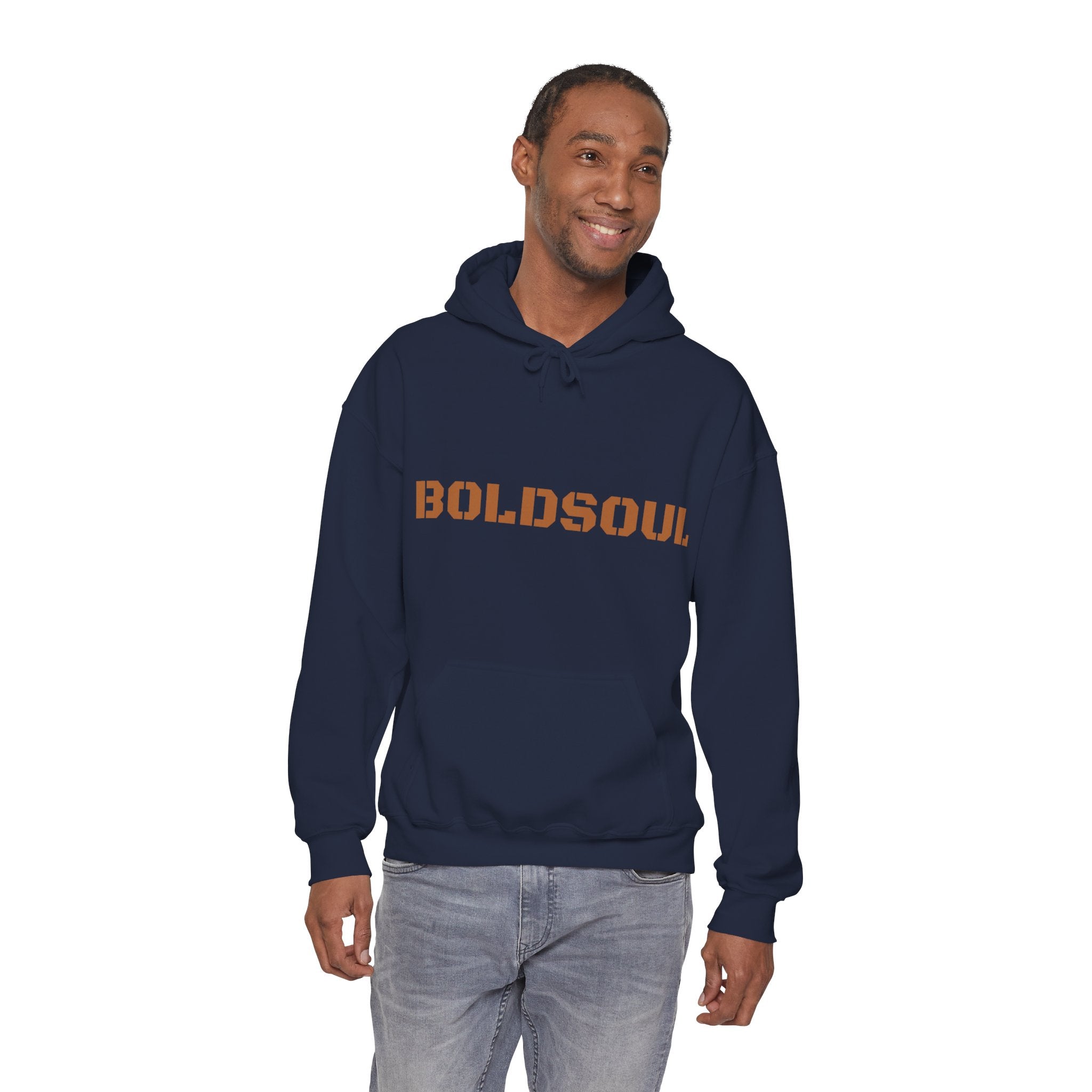 Lion Roar Hoodie — "BOLDSOUL" Graphic Pullover for Courage & Confidence