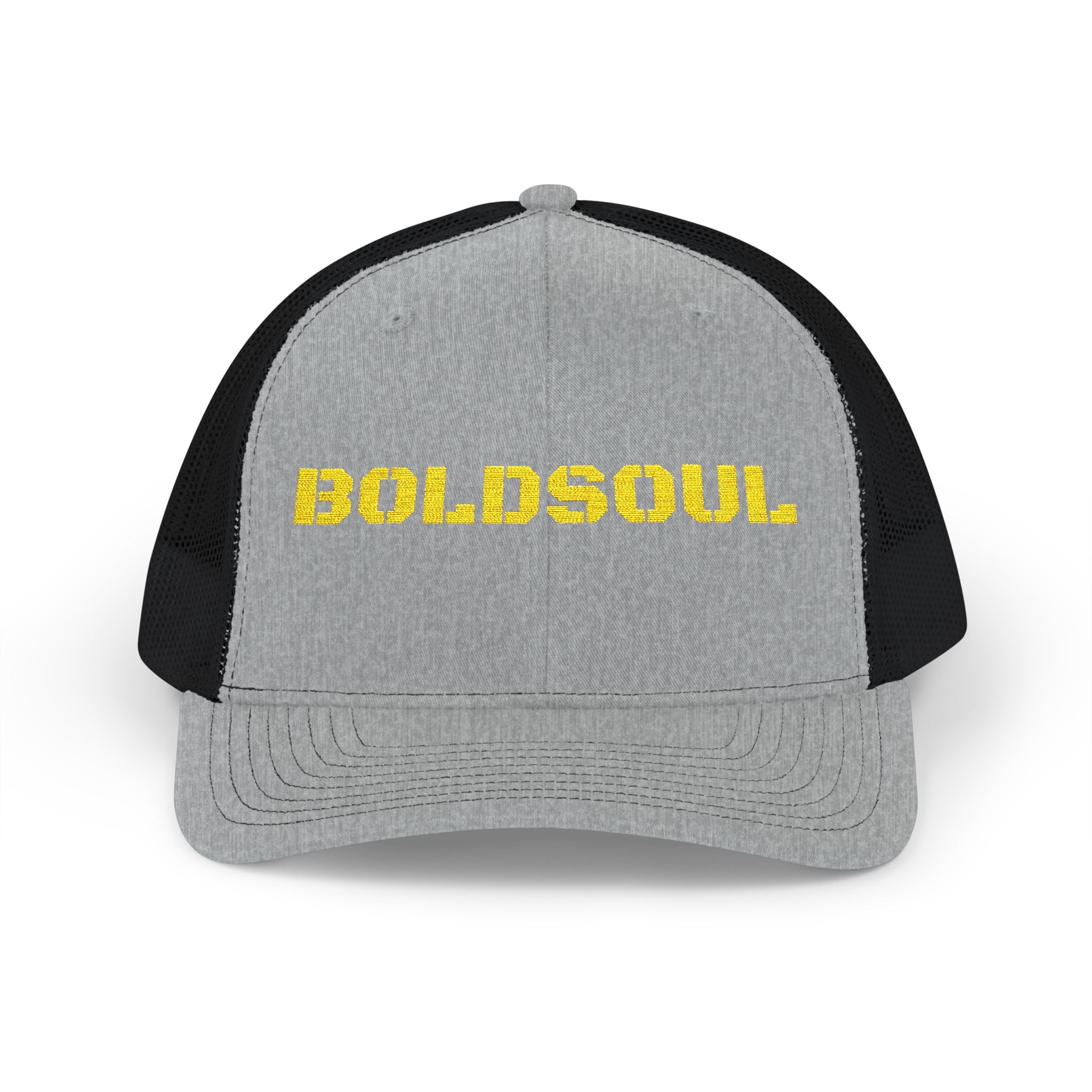 Boldsoul Trucker Cap — Retro Distressed Logo Snapback