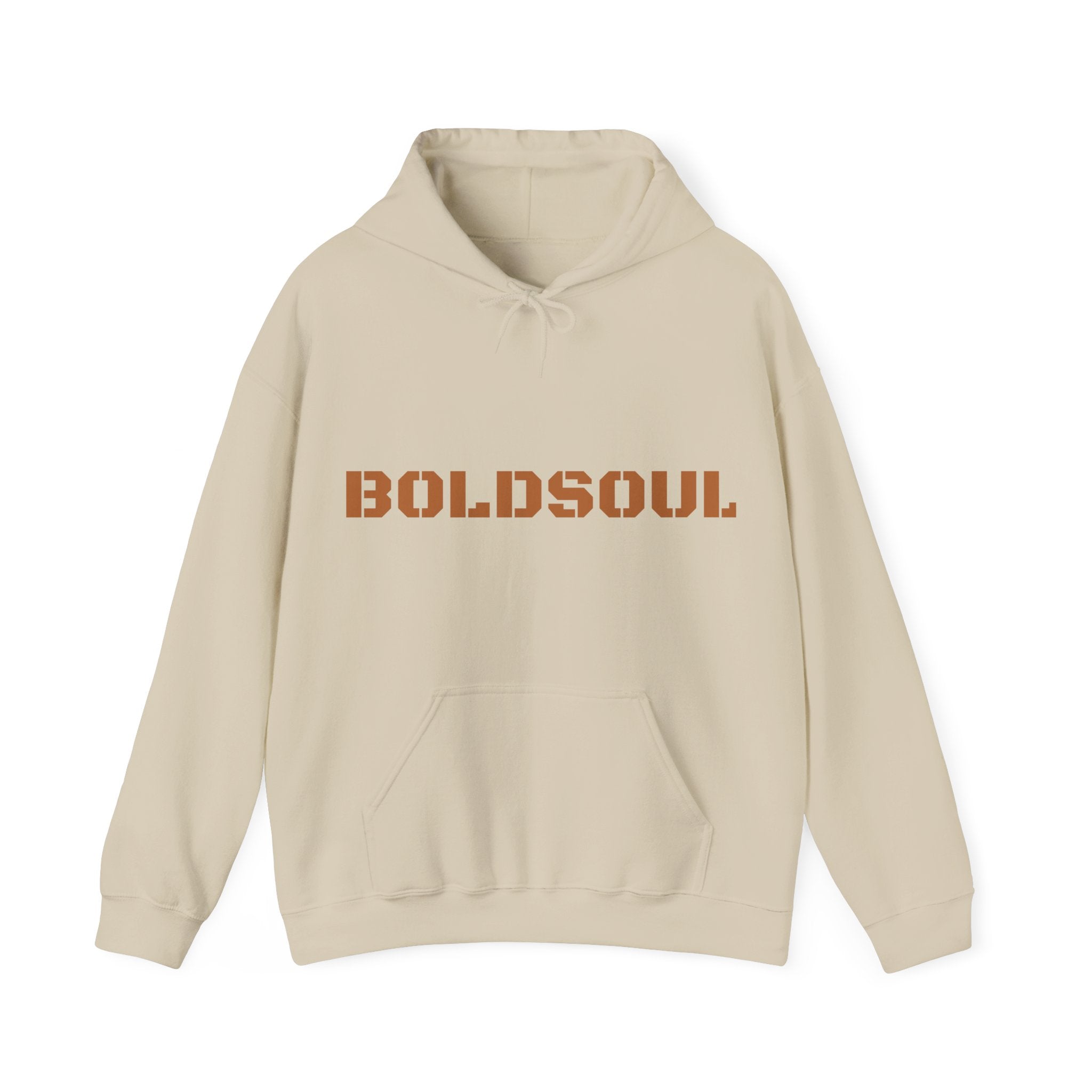 Lion Roar Hoodie — "BOLDSOUL" Graphic Pullover for Courage & Confidence