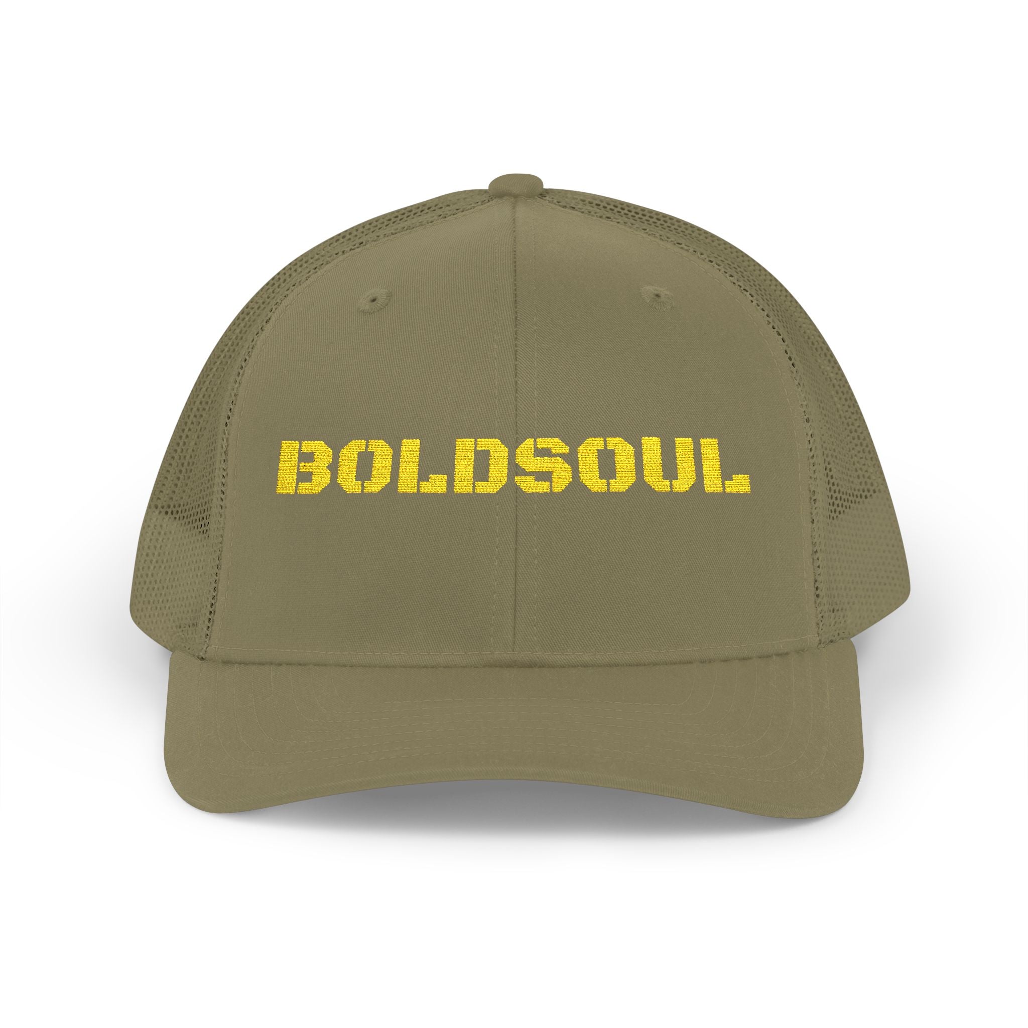 Boldsoul Trucker Cap — Retro Distressed Logo Snapback
