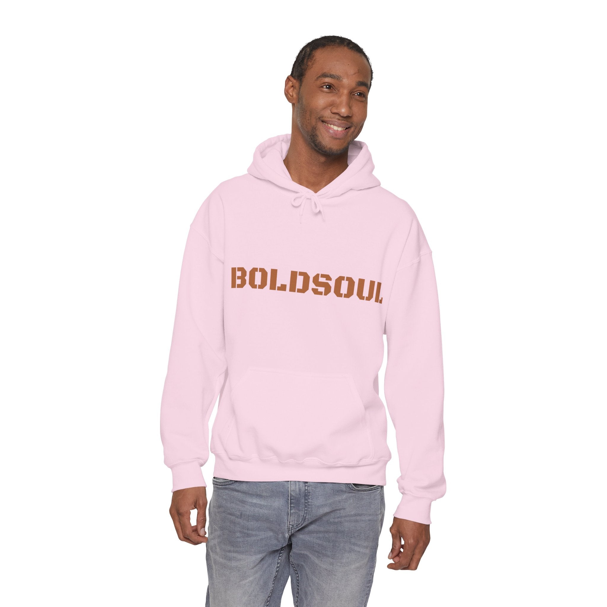 Lion Roar Hoodie — "BOLDSOUL" Graphic Pullover for Courage & Confidence