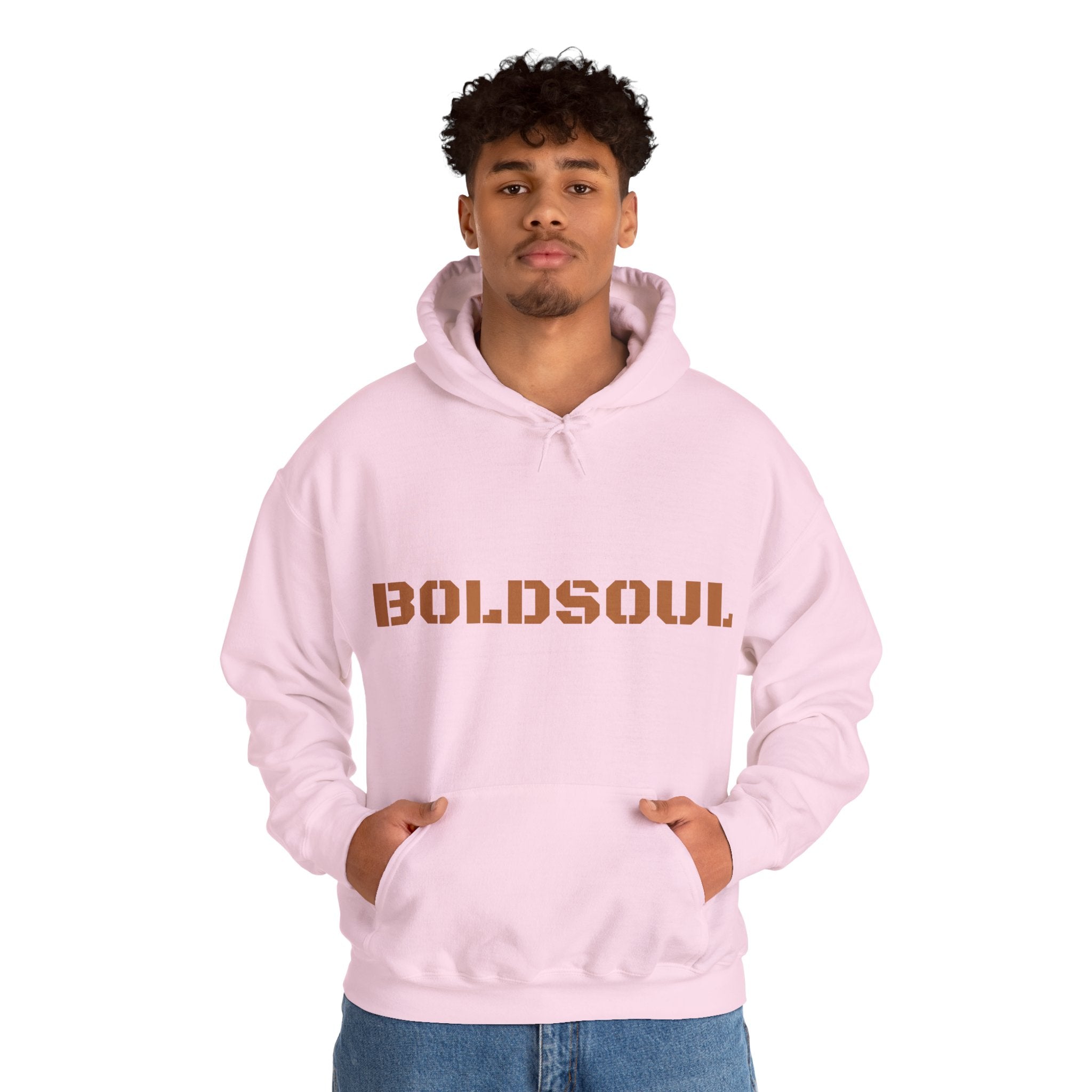 Lion Roar Hoodie — "BOLDSOUL" Graphic Pullover for Courage & Confidence