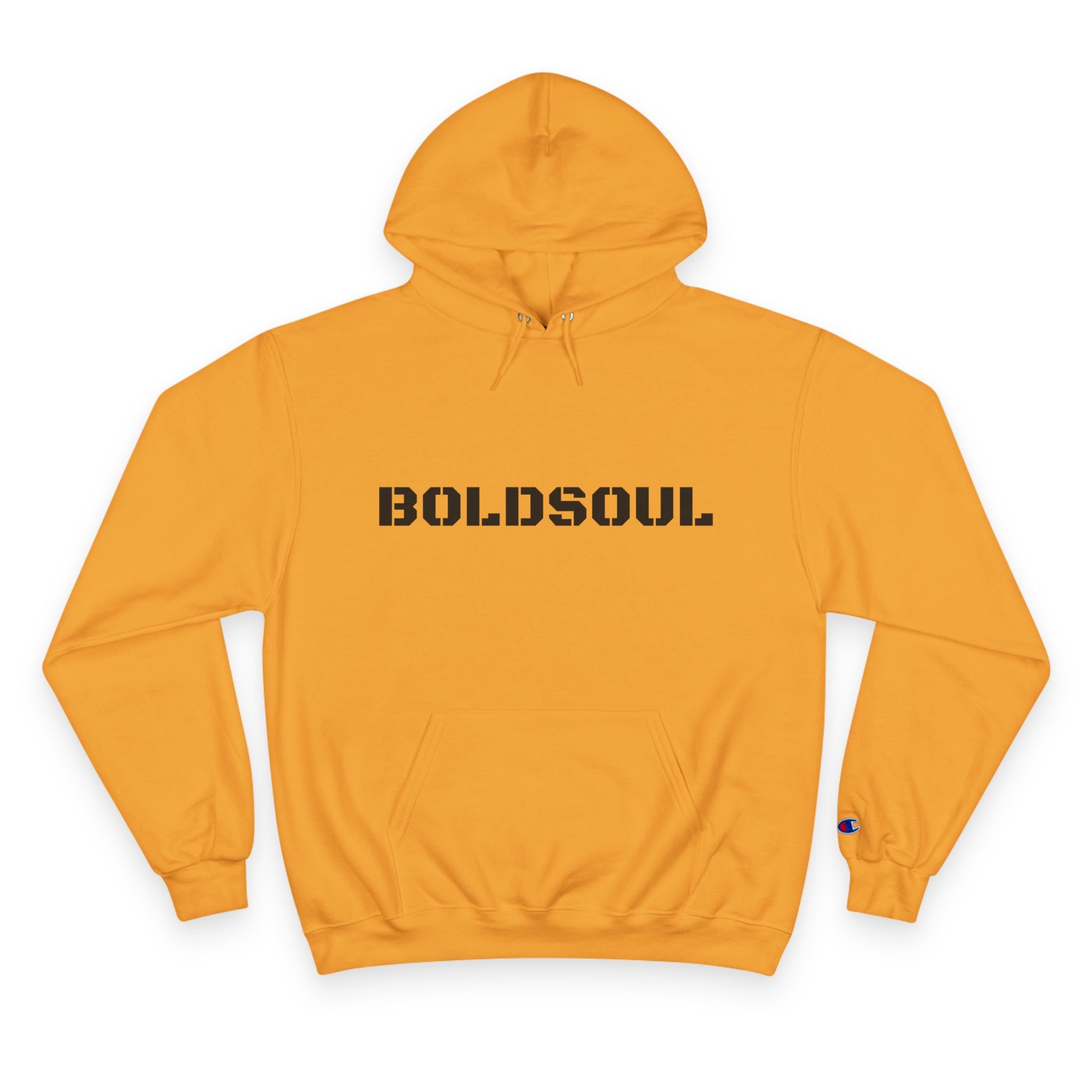 BoldSoul Hoodie — Minimalist Stencil Logo Pullover