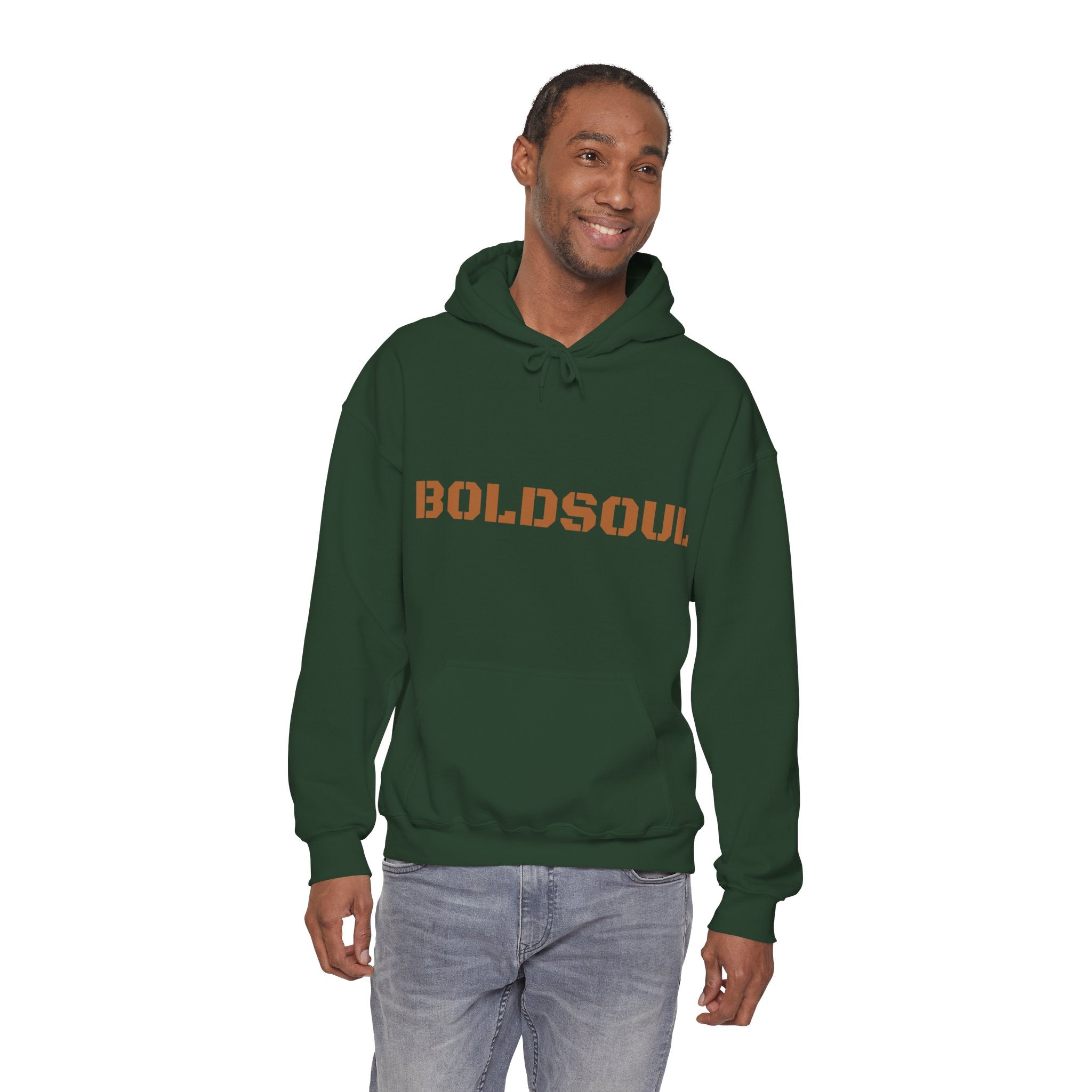 Lion Roar Hoodie — "BOLDSOUL" Graphic Pullover for Courage & Confidence