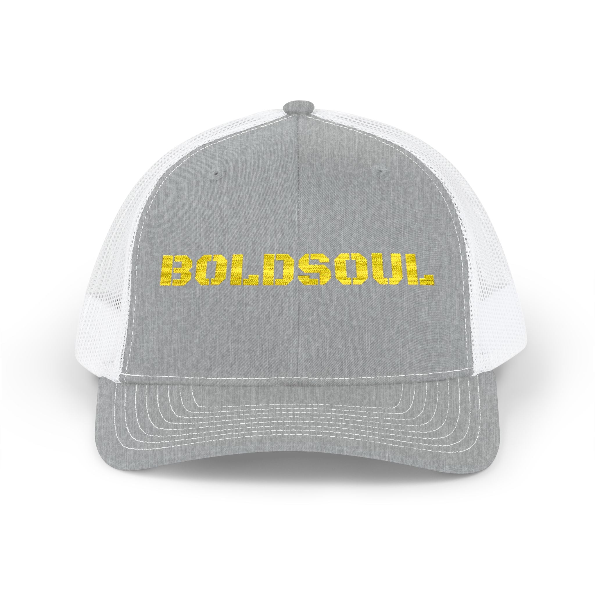 Boldsoul Trucker Cap — Retro Distressed Logo Snapback